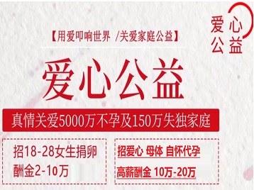 兴文捐卵助孕生子 爱心志愿者招募